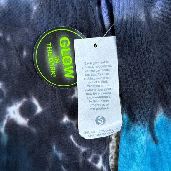 Disney Haunted Mansion Spirit Jersey Shirt Womens XL Tie Dye Glow Dark Top - Picture 7 of 12